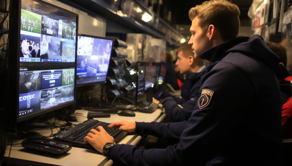 VAR using in football game