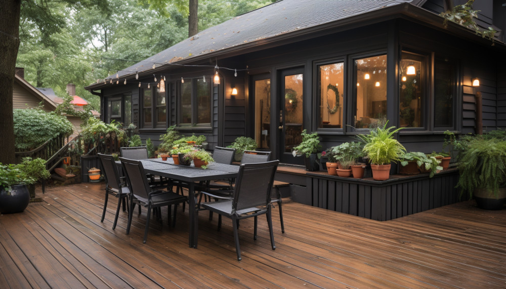 Why build a deck into a building?